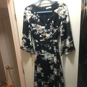 Wonderlust Floral Print Maxi Dress